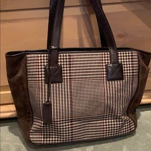 Houndstooth Ralph Lauren Tote Bag